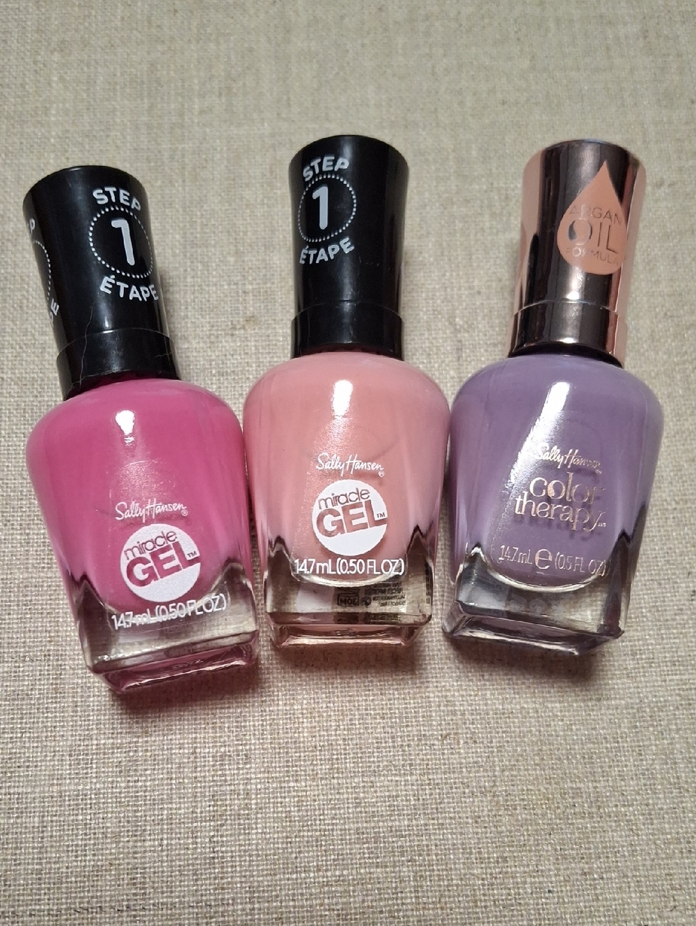 New 3pcs Sally Hansen Nail Polish